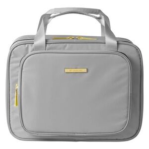 Joe mangano joy eco luxe world traveler light toiletry case bag gray